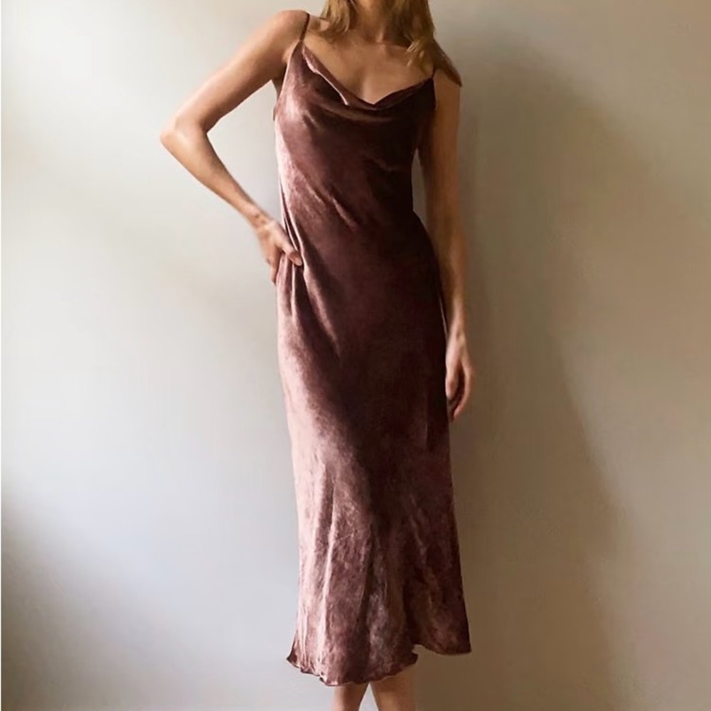 Spritz Black Velvet Dress